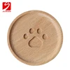 eco-friendly anti-slip durable waterproof drink wooden coaster