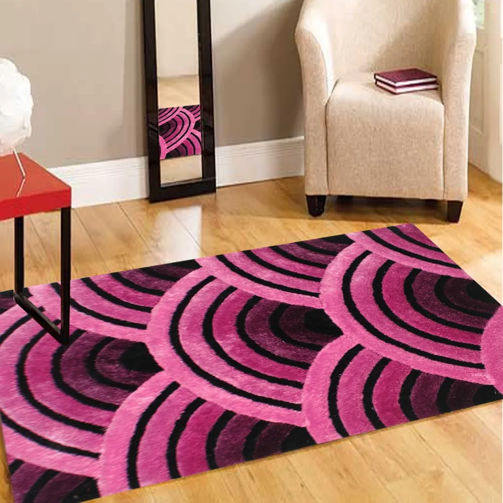 Non Slip Floor Carpet,Area Rug Modern Carpet Smite  Patterned Carpet 
