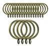 20 Pack Metal Drapery Eyelet Curtain Hanging Hook Rings