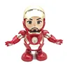 Iron man dancing toys with music and light super hero robot toys