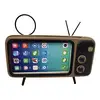 Retro TV Design Smart Phone Dock stand with bluetooth speaker for 5.0-6.5inch mobile Phone