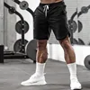 Custom pure color breathable fitness shorts quick dry summer running jogging training sports shorts men