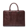 Luojia ODM men leather briefcase genuine bags men 14 inch briefcase