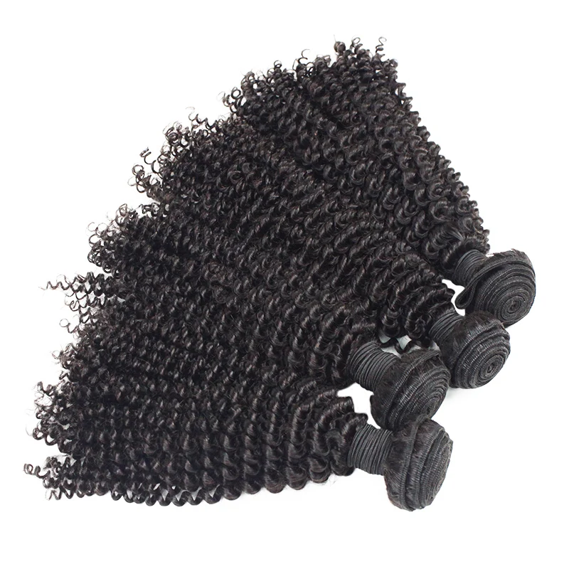 
Morein Virgin Hair Kinky Curly Bulk Hair For Black Women High Quality Cuticle Aligned Human Hair Afro Natural Closure 