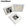 ivory cream elegant leather CD DVD case holder