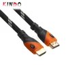 KINDO 2.0V Double ended HDMI Cable 1m 1.5m 2m 3m 5m 8m 10m 15m HDMI Cable 4K 18gbps Gold Plated Video HDMI Cable With Ethernet