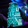 Glow Display Custom Factory produce Logo VIP LED Birthday Cake Bottle Presenter Holder for Night Club Lounge Bar Celebrate Event
