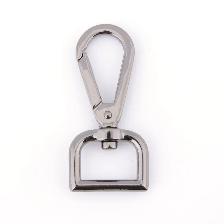
Gun Metal Zinc Alloy Dog Snap Hooks for Handbags Luggage 