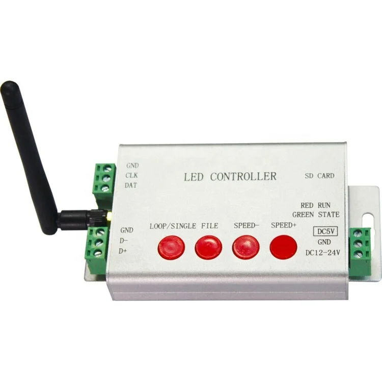 WS2811 WS2812 RGB LED WiFi programmable pixel controller
