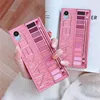 Luxury fashion Eyeshadow Square Mesh Red Eye Shadow box Soft Cover Case For iPhone 6 6s 7 8 Plus X XS MAX XR