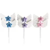 Star white wing cupcake topper wedding birthday party decorations stand picks