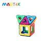 MAGT4K 62 PCS Glowing Science Kits DIY Wisdom Toys Enhance Action Ability Magnet Blocks