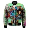 Yiwu Garment Bomber Jacket For Women,Fashion All Over Print anime Bomber Jacket 3D print Custom Logo dropshipping