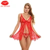Wholesale Stretch Lace Women Woman Sexy Nude Transparent Baby Girl Tube Babydoll Lingerie