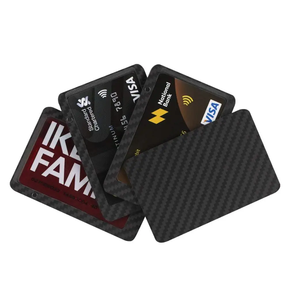 
Minimalist Slim Carbon Fiber Card Holder for Men Women Modular Card Holder RFID Blocking Wallet Minimalist Slim Carbon Fiber Card Holder for Men & Women Modular Card Holder RFID Blocking Wallet
