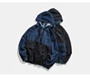 Fashion Customized Man Hoodie Contrast Lightweight Embroidery Denim Jacket