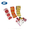 personalized colorful packaging twist roll film candy bar lollipop wrapper