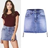 Ebay hot sale stock price sexy denim skirts oants damage jeans for girl