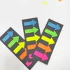 Arrow shape bookmark mark plastic PET transparent sticky notes
