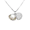 High Quality 925 Sterling Silver Ocean Sea Shell Pearl Necklace Beach jewelry necklace