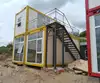 Fast build high strength light steel prefabricated homes low cost sandwich panel prefab house prefab vacation house