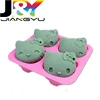 4-Cavity cat Kitty Silicone Mold DIY Soap Mold Chocolate Candy Mold Jelly Pudding Cake Baking Tools