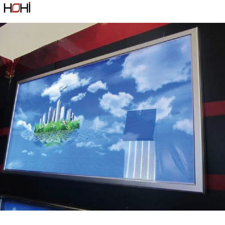 
2019 design custom double-sided printing led animation light box display for advertisement aluminum outdoor standing 