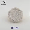 Hot Sale 925 Sterling Silver Irregular Shape Ring For Women Wedding