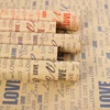 Custom brown kraft paper gift wrapping with LOGO