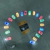 Cinematic string led light box with 90 letters & symbols advertising gift photography light box two sides for instering letters