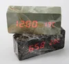 Preciser Rectangular Wooden Digital Bedside Desk Alarm Clocks