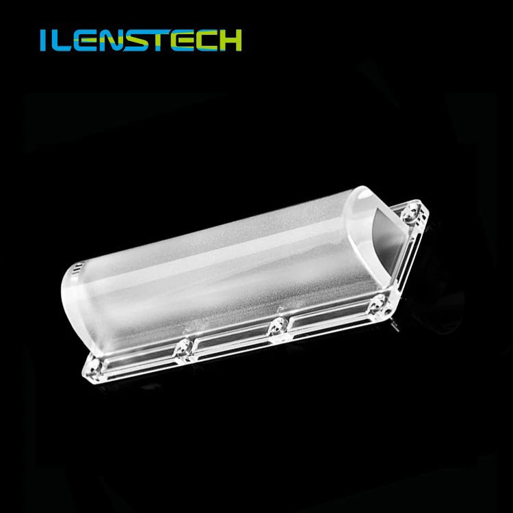 led linear lens asymmetric 10*90 beam angle for parking lot light for osram 3030