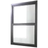 Aluminum frame single hung window AS2047 Australian standard double glazed with customized size