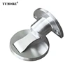 Factory Hot Selling Home Safety Satin Surface Foor Mount 304 Stainless Steel Strength Magnetic Door Stopper