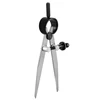 Hot Metal Craft Adjustable Rotating Marking DIY Tool,black+sliver compass
