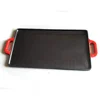 rectangular BBQ grills cast iron griddle reversible fry pan