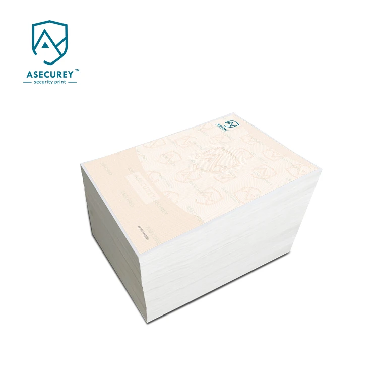 High Security Anticopy Security Paper Printing With Watermark And