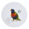 Yutong Parrot Beach Towel Bird Round Tablecloth Meditation Mat Roundie Tapestry Soft Microfiber Camping Picnic Table Cover