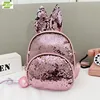 2019 fashion mini backpack sequin kindergarten school bag with two rabbit ears baby kids backpack