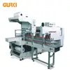 GURKI GPL-6030AH+GPS-6040 Hot Sale Pe Film Heat Plastic Pet Water Bottle Shrink Tunnel Wrapping Packing Machine For Pet Bottles