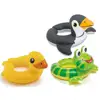 animal Head Split Ring Pool Floats Bundle Includes Frog, Duck, Penguin, Giraffe, Frog