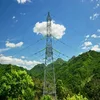 High voltage 220kv electric monopole steel tower pylons tower