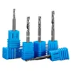 One Flute Carbide End Mills For Aluminum,Acrylic,PVC Single 1 Flute End Mills