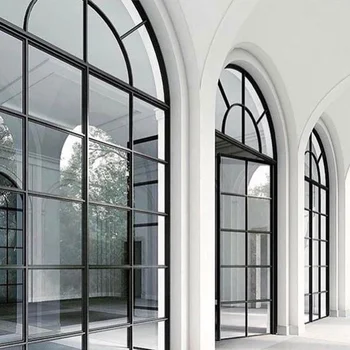 Accordion Partition French Warranty Manufacture Black Aluminum