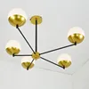 Zhongshan chandelier with five lights in golden finish