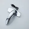 Bright Chrome Hot Cold Mixer Automatic Hand Touch Tap Deck Mounted Battery Power Free Sensor Faucet Bathroom Infrared Mixer Tap