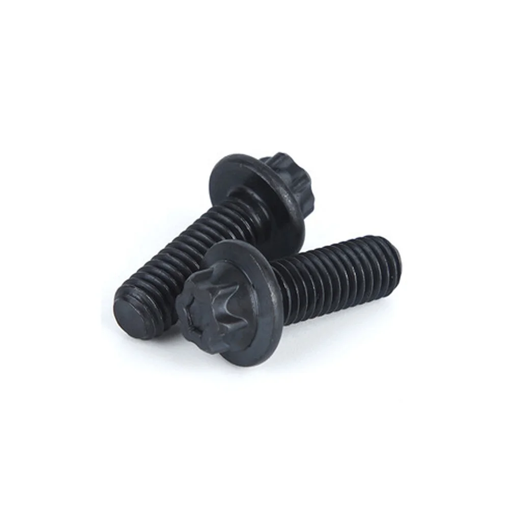 
Black Oxide Steel Wabbler Flange Screws 
