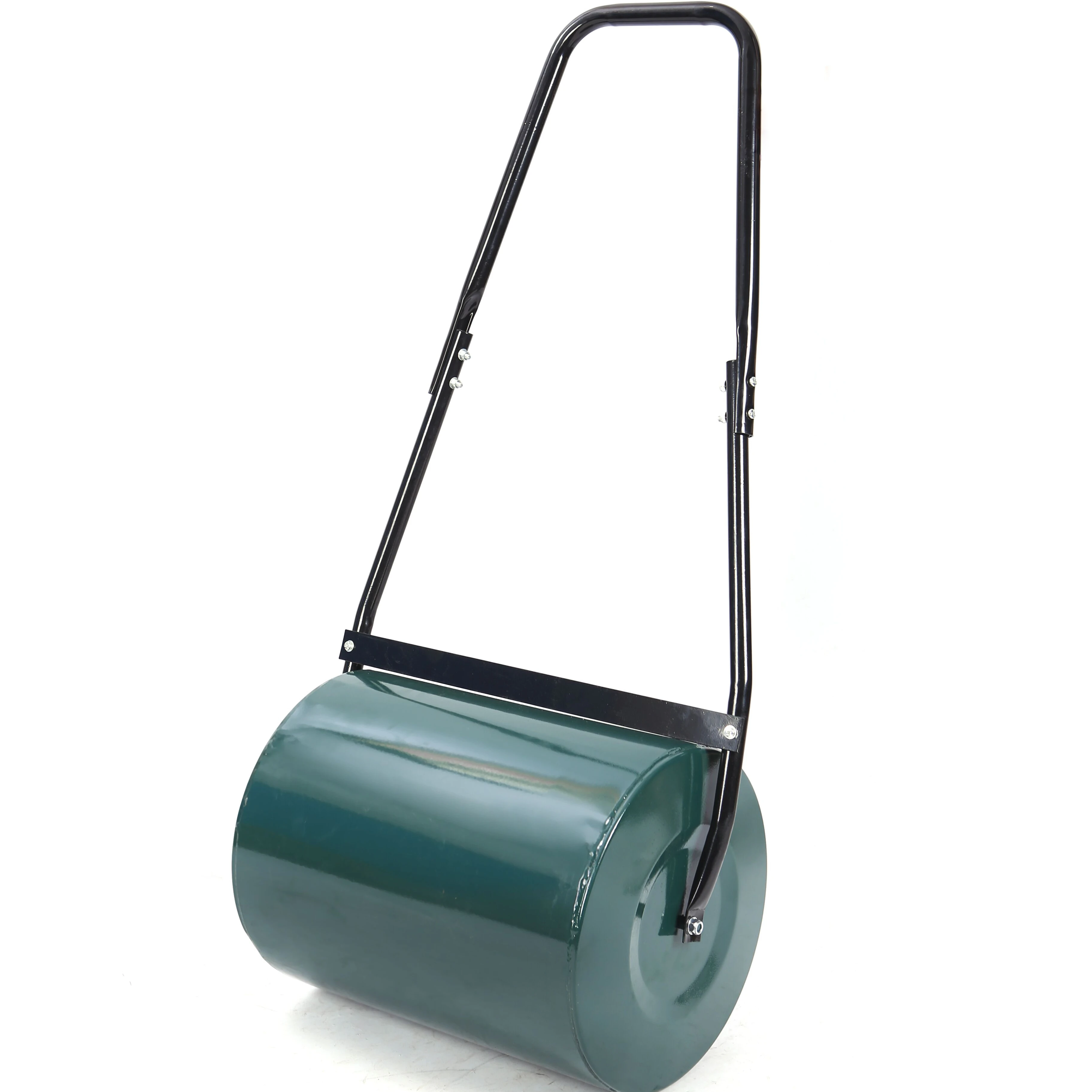 
Garden roller Garden Lawn Roller Heavy Duty Galvanised Steel Manual Push Rolling Drum, Water or Sand Filled, 30L (Green) 