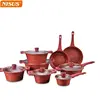 7PCS Nonstick Kitchen Cookware Set;2 Saucepans ;2 fry pans and 3 casseroles nonstick cooking utensils