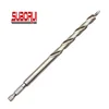 DIN8376 Ground HSS Inch Hex Shank Bullet Point Drill Step Drill Bit For Metal Drilling